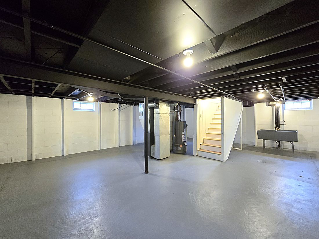 Cleaned, painted and sealed basement after the foundation repairs