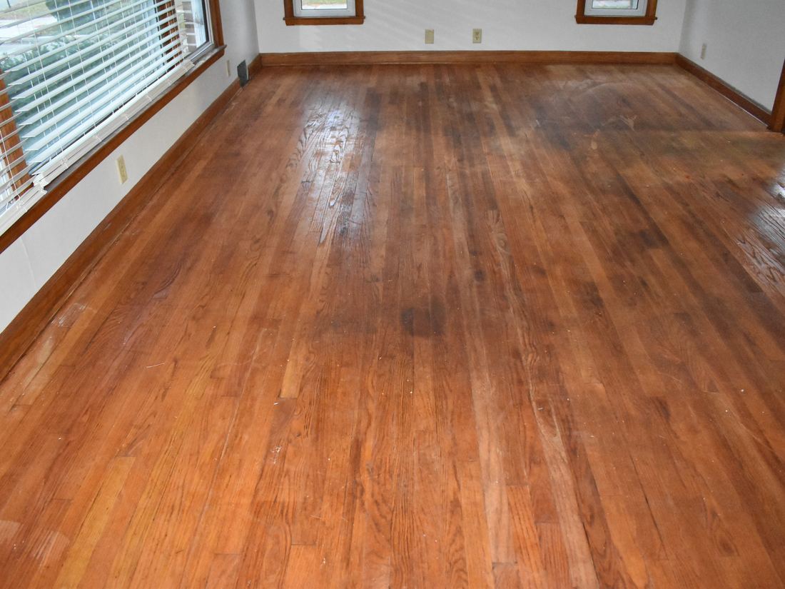 Original hardwood flooring running through the main floor